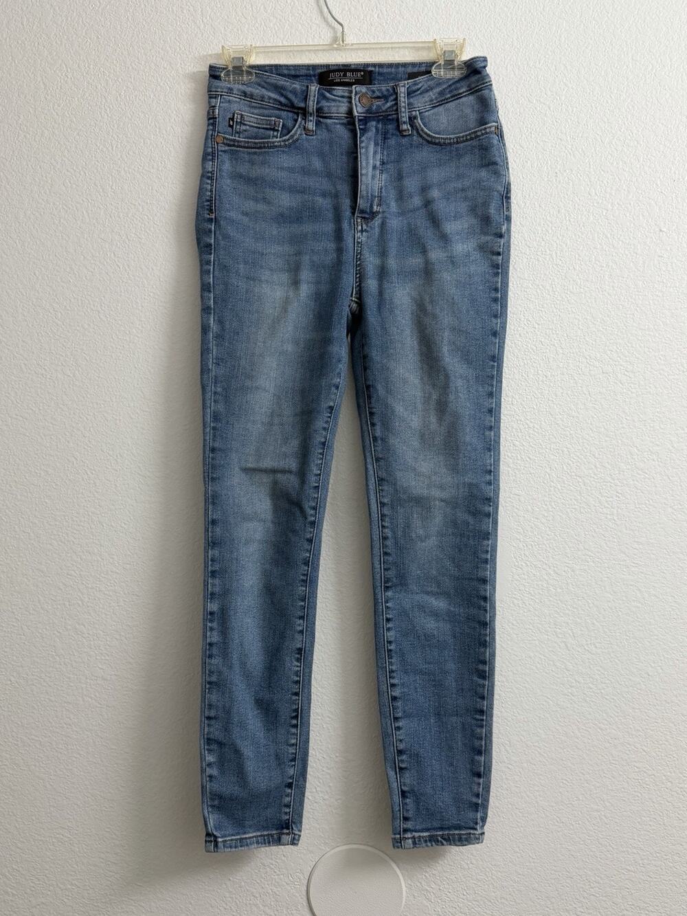 Judy Blue Skinny Fit Blue Jeans Size 3/26 Cotton Stretch Blend Stretchy Denim
